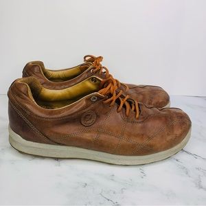 FootJoy Versaluxe 57253 Brown Leather Spikeless Golf Shoes Mens 10 W Wide